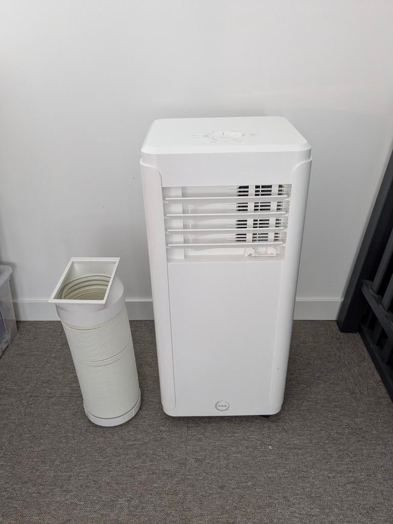 Mobiele Airco FUAVE met afvoerslang - Koelen en Ventileren, Witgoed en Apparatuur, Airco's, Zo goed als nieuw, Mobiele airco, Minder dan 60 m³