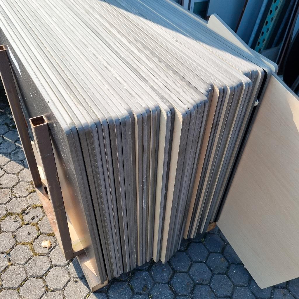 30 STUKS VOLKERN TRESPA PLATEN PANELEN 80X80 CM 13 MM, Ophalen, Gebruikt, Minder dan 25 mm, Overige typen