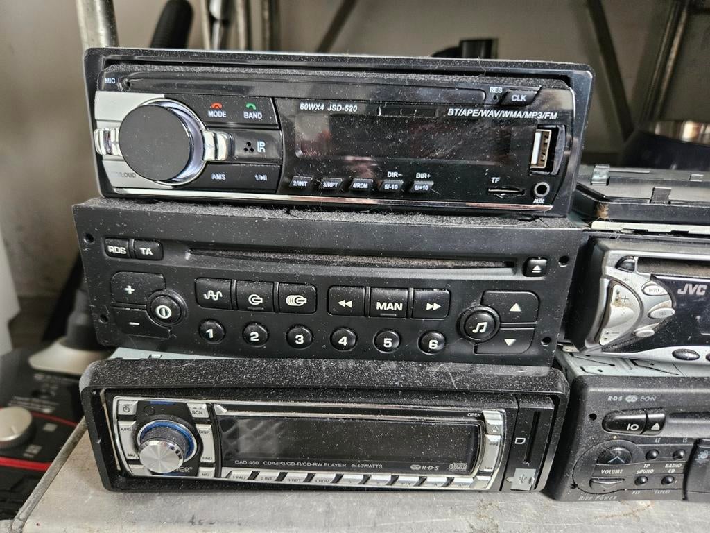 Diverse autoradio's - JVC, Grundig, en meer, Ophalen of Verzenden