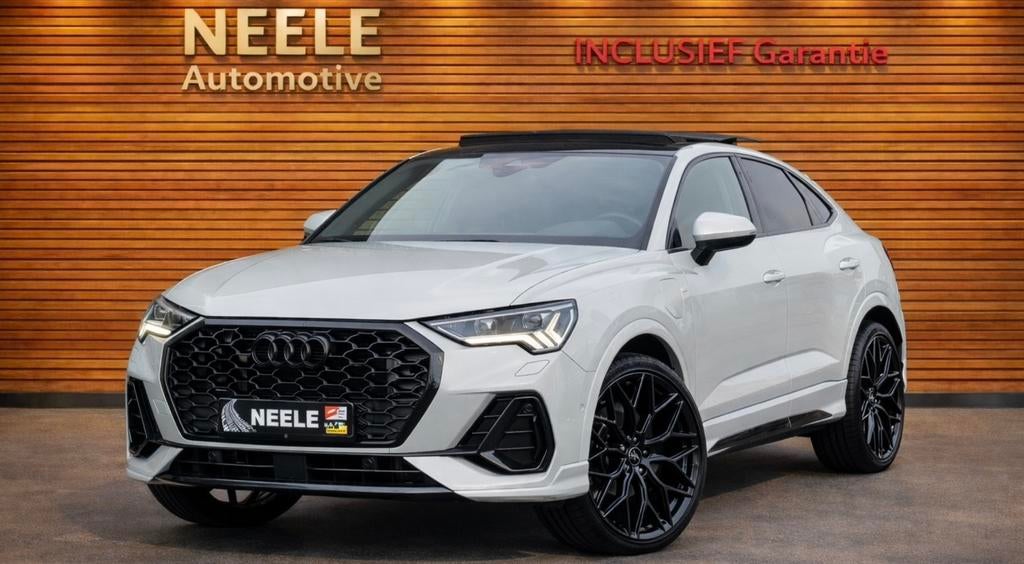 ✅Audi Q3 45 TFSI e Sportback FULL OPTIONS | Pano | 3x S-Line, Auto's, Audi, Automaat, Zwart, 4 cilinders, Wit