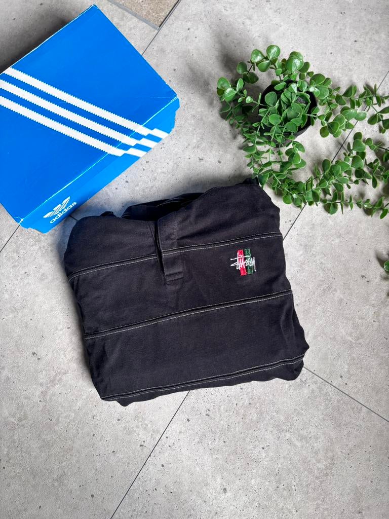 Stussy Vintage Hoodie Zwart Maat M, Ophalen of Verzenden, Zo goed als nieuw, Zwart