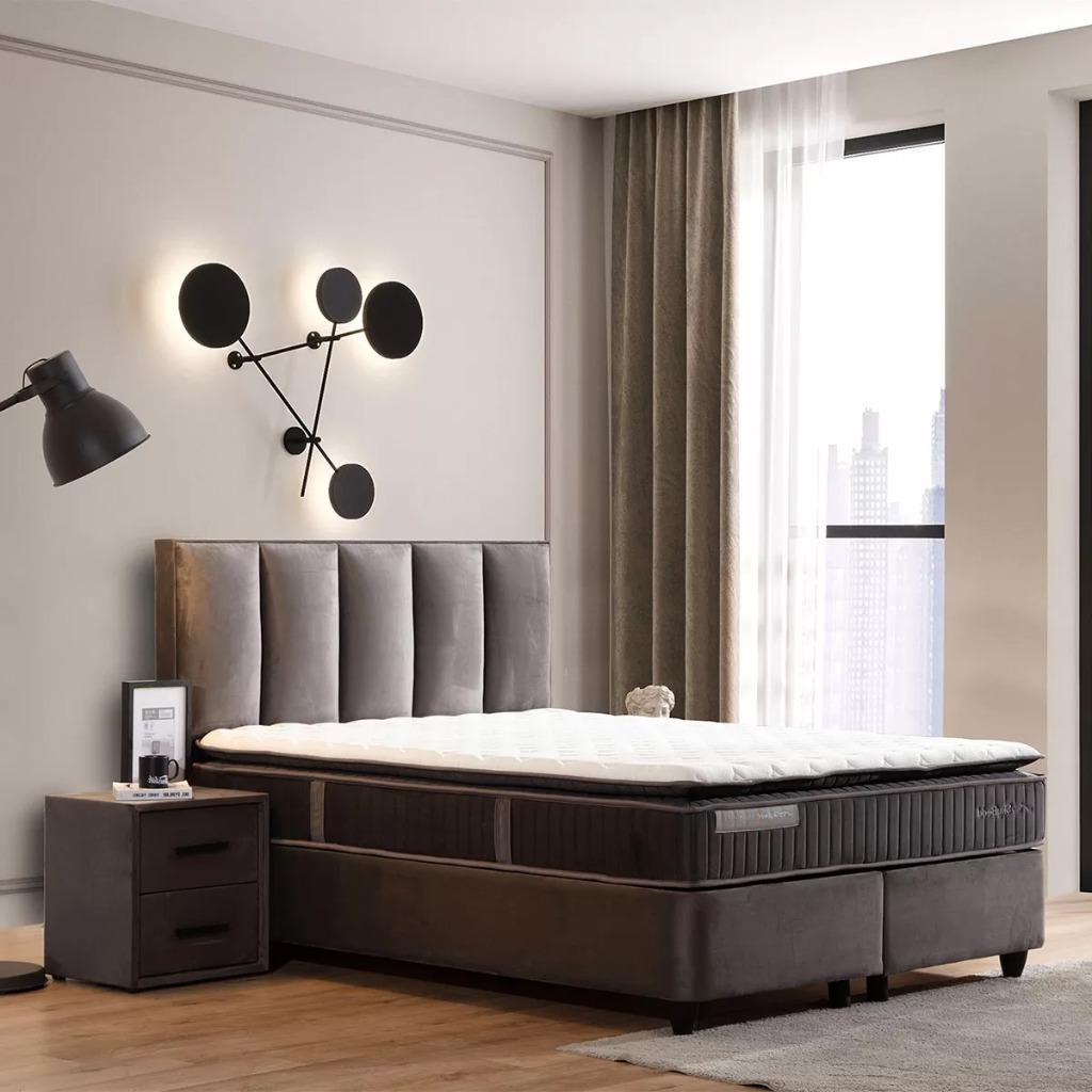 Luxe Velvet Boxsprings Met Opbergruimte | Showroom Utrecht, Ophalen, Modern, Velvet, Eric Kuster,, 180 cm, 200 cm