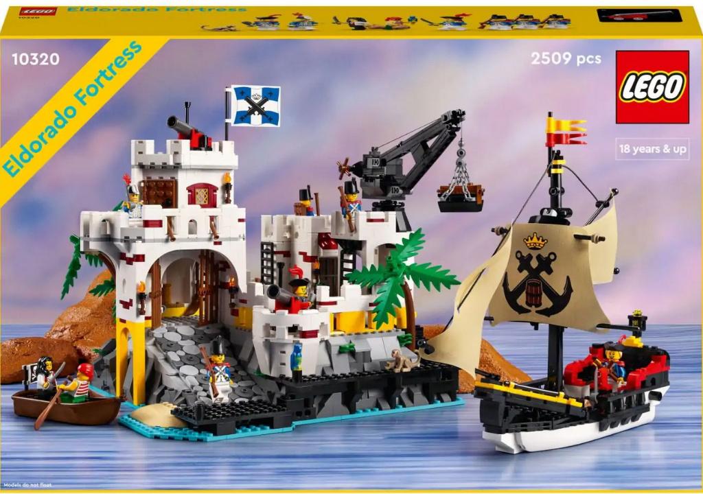 Te huur: Lego Eldorado Fortress 10320, Ophalen of Verzenden, Gebruikt, Complete set, Lego