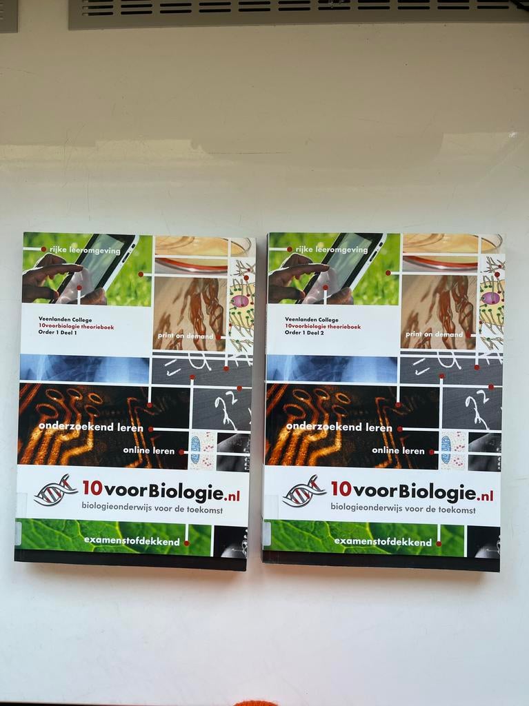 10 voor Biologie deel 1&2 - Hele goede staat, Ophalen of Verzenden, Zo goed als nieuw, HAVO, Biologie