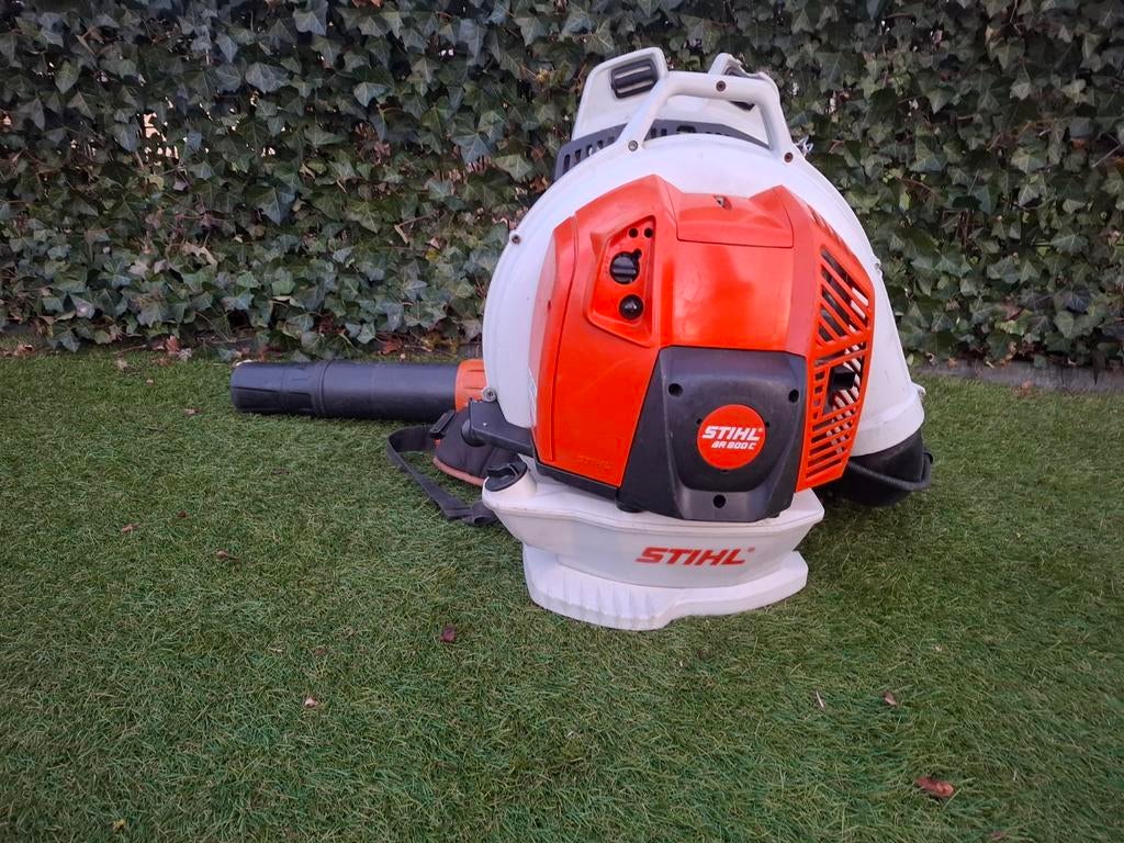 ✅️ Stihl br 800c bladblazer, Tuin en Terras, Bladblazers, Gebruikt, Ruggedragen, Benzine, Ophalen of Verzenden