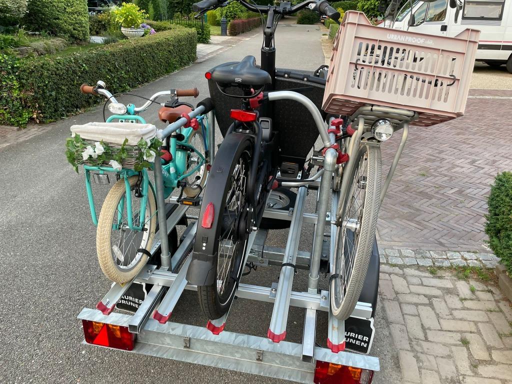 Bakfiets-aanhanger te huur! Urban Arrow, Lovens, Johnny Loco, Ophalen of Verzenden, Zo goed als nieuw