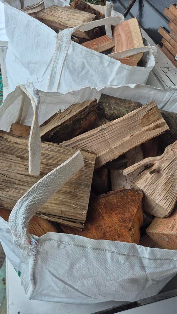 ✅️🔥BIGBAGS MET DROOGHAARDHOUT.  35,- PER STUK, Minder dan 3 m³, Ophalen of Verzenden