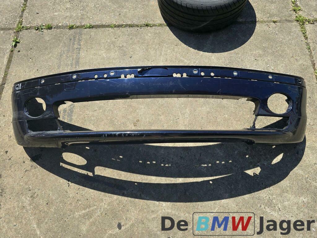 Voorbumper M pakket blauw BMW 3-serie E46 51110001154, Gebruikt, Voor, Ophalen of Verzenden, Bumper