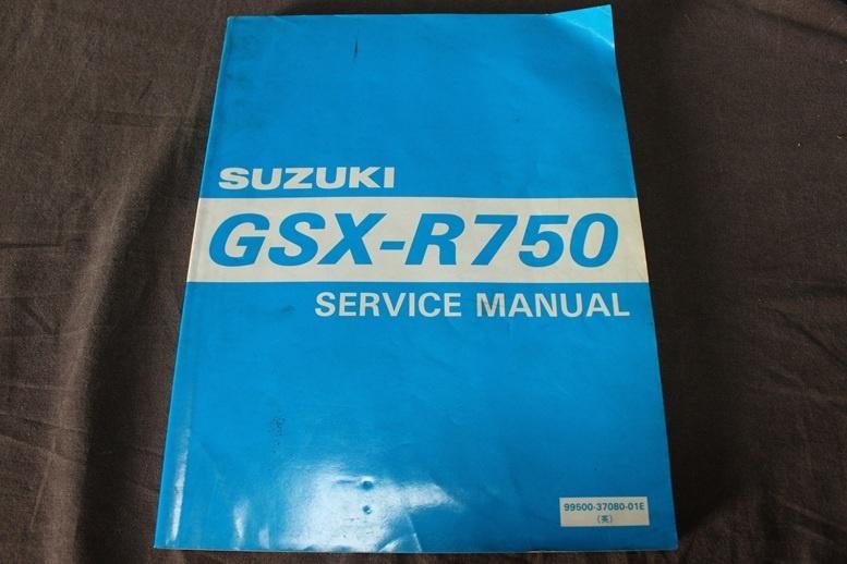 Suzuki GSX-R750 1996 motorcycle service manual GSX R750, Motoren, Handleidingen en Instructieboekjes, Ophalen of Verzenden, Suzuki