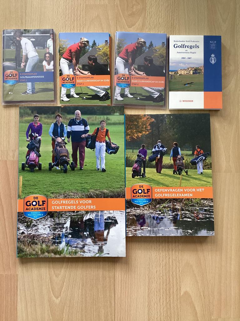 Golf boekjes 15,00 euro nieuw., Ophalen of Verzenden, Nieuw