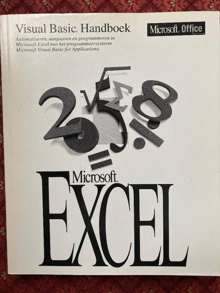 twee boeken Microsoft Excel, Boeken, Ophalen of Verzenden, Zo goed als nieuw