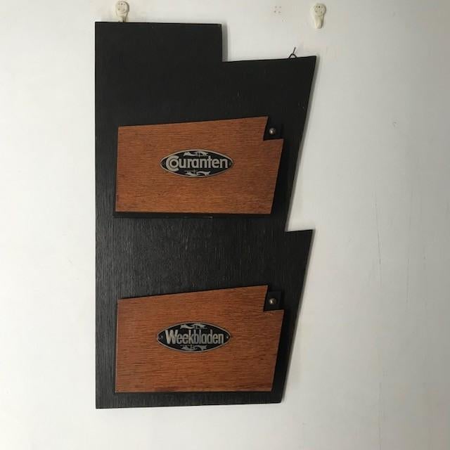 Art Deco wand kranten/lectuur hanger, Ophalen of Verzenden, Gebruikt