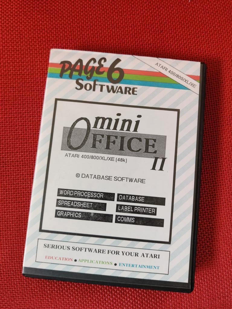 Page 6 Mini Office II - Atari 400/800/XL/XE Software - Disk, Computers en Software, Vintage Computers, Ophalen of Verzenden