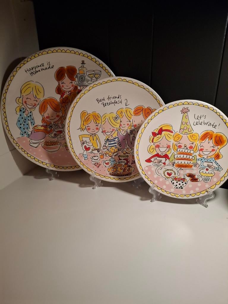 Blond Amsterdam Borden Set - Nieuw!, Ophalen, Porselein of Keramiek, Schaal, Rond