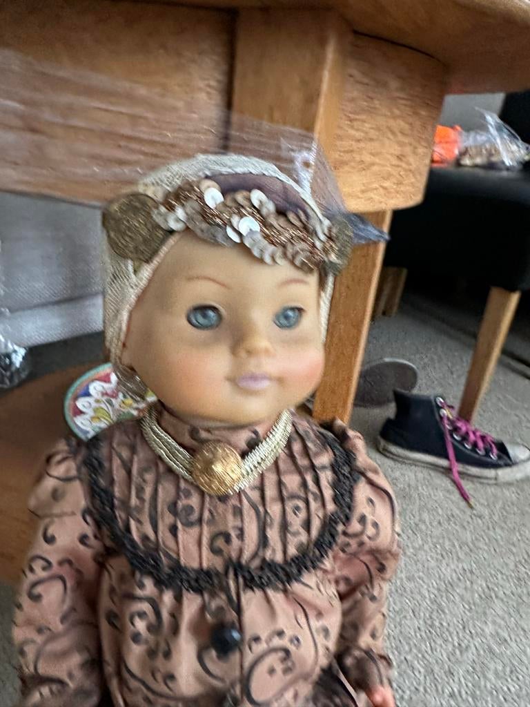 Antieke pop in goede staat, Ophalen of Verzenden, Zo goed als nieuw, Overige typen