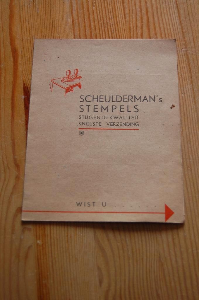 Scheuderman's Stempels, Verzamelen, Merken en Reclamevoorwerpen, Gebruikt, Overige typen, Ophalen of Verzenden