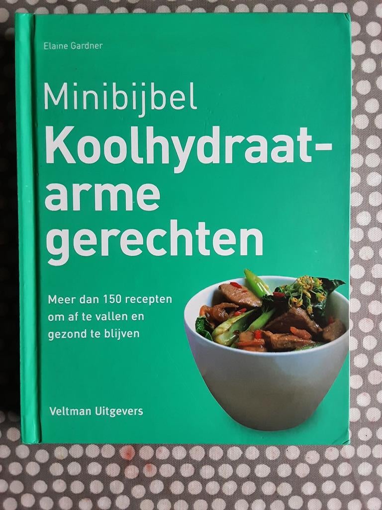 Minibijbel Koolhydraatarme gerechten, Ophalen of Verzenden, Zo goed als nieuw, Dieet en Voeding