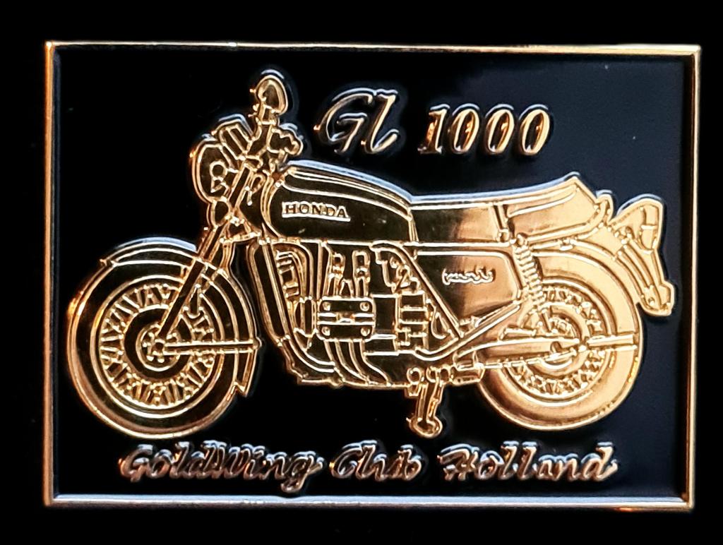 Goldwing Club Nederland- GL 1000 broche, Verzenden, Nieuw, Transport, Speldje of Pin