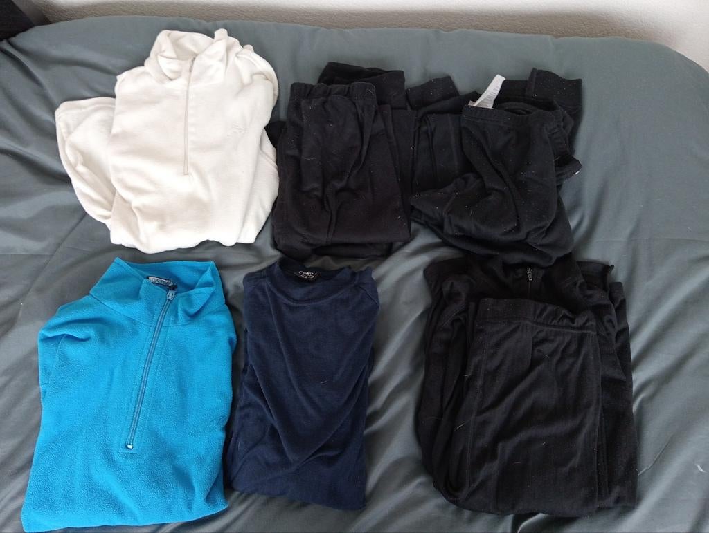 4 paar thermokleding en 2 fleecetruien!, Maat 38/40 (M), Zwart, Overige typen, Ophalen of Verzenden