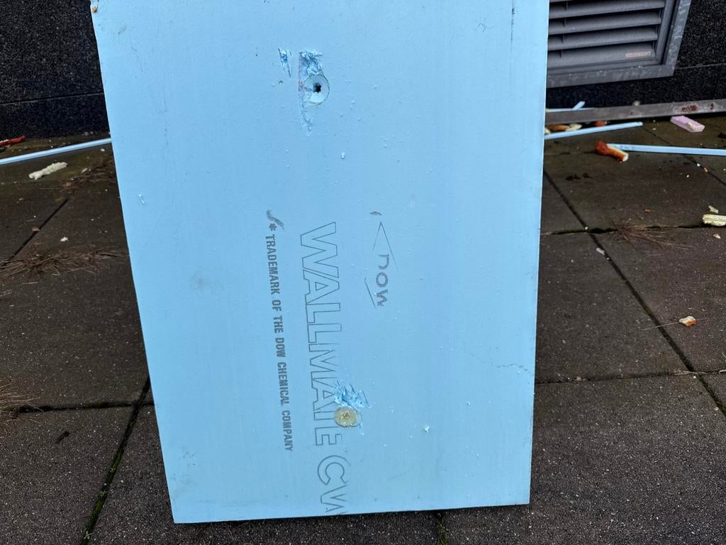 Gebruikte Roofmate WALLMATE isolatie 70mm - Circulair, Ophalen, Gebruikt, Hardschuim (Pir), 15 m² of meer