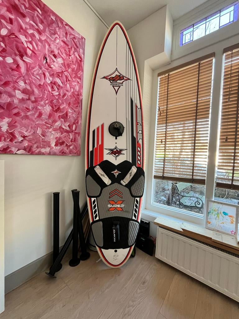JP Super X 115L Windsurfplank, 250 tot 300 cm, Gebruikt, Ophalen of Verzenden, Met vin(nen)