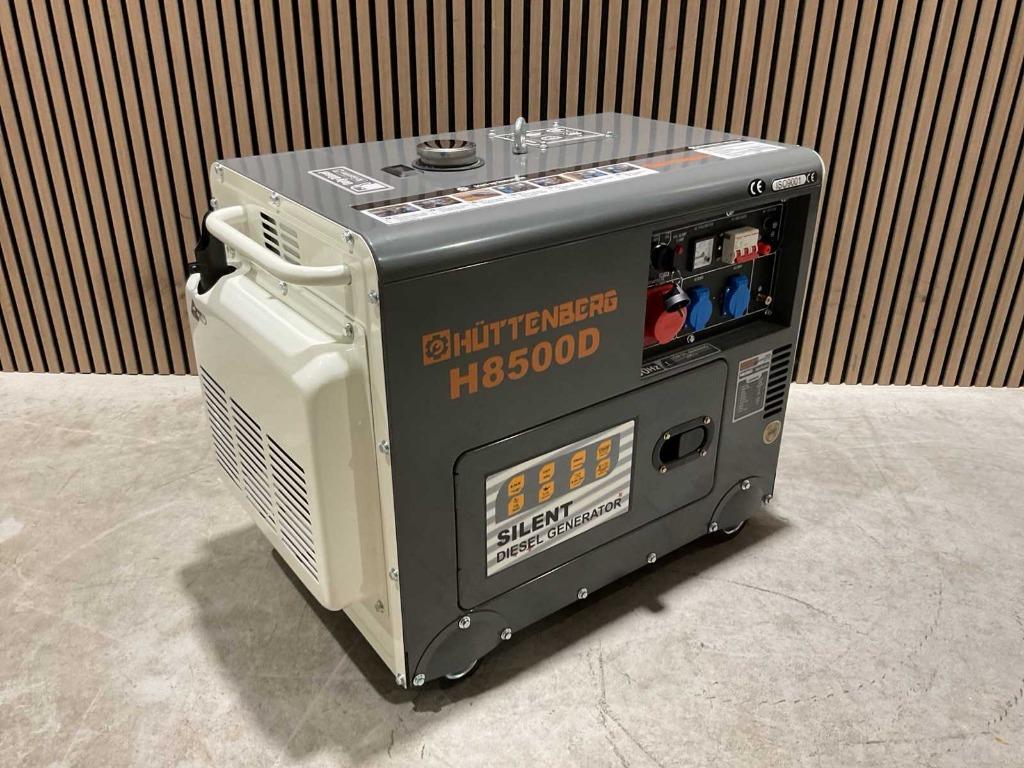 Huttenberg Diesel H8500D Stroomgenerator ‼️, Doe-het-zelf en Verbouw, Aggregaten, Ophalen, Nieuw, Dieselolie