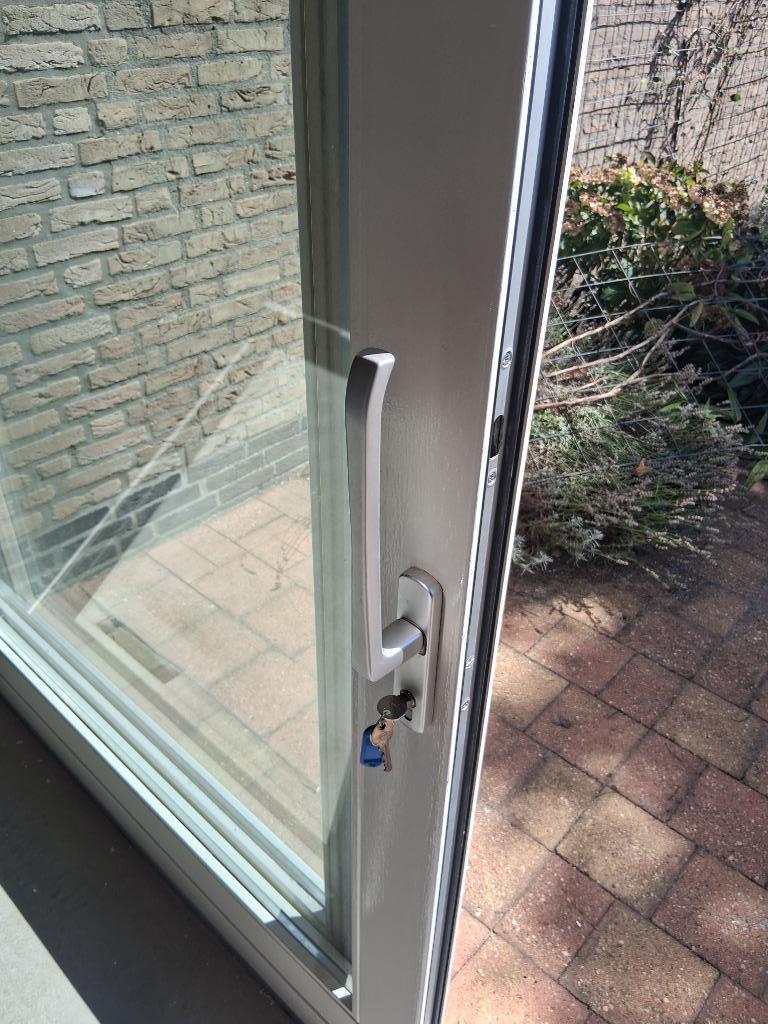 XXL Schuifpui Hr++ bezorgen factuur mogelijk, 225 cm of meer, Ophalen of Verzenden, Zo goed als nieuw, Inclusief glas