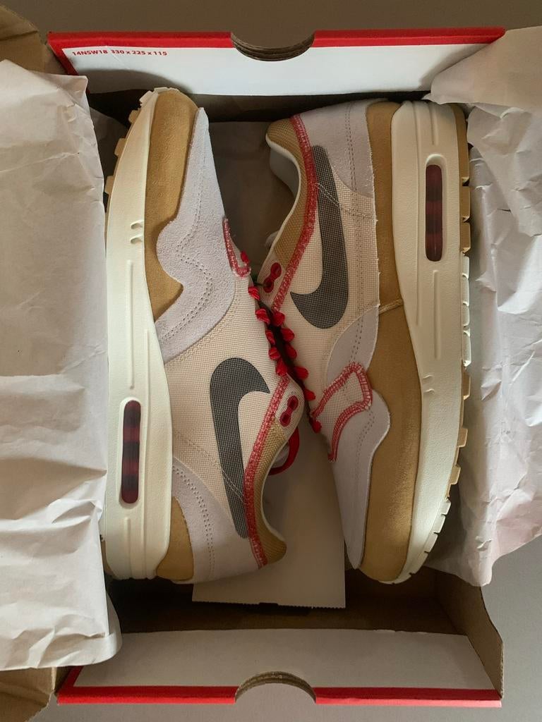 Nike Air Max 1 Inside Out maat 44 nieuw., Kleding | Heren, Schoenen, Overige kleuren, Nieuw, Ophalen of Verzenden, Sneakers of Gympen