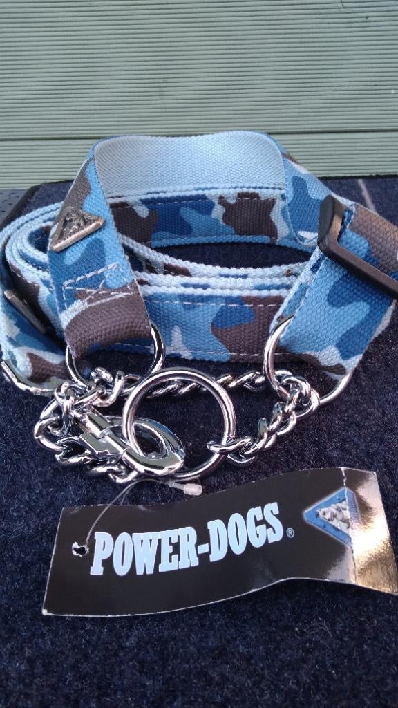 Hondenriem&halsband van Power-Dogs maat 12!NIEUW!, Verzenden, Nieuw, Hondenriem-accessoire