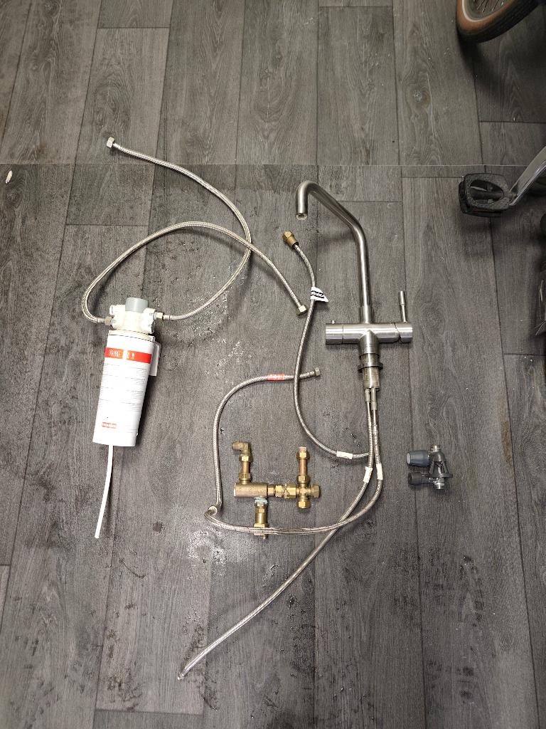 franke kokend water kraan met filter, zonder boiler, Minder dan 50 cm, Gebruikt, Overige kleuren, Ophalen of Verzenden