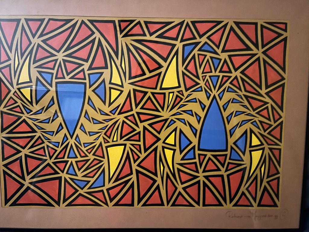 Abstract Schilderij met 2 schorpioenen 70-50 cm, Ophalen of Verzenden