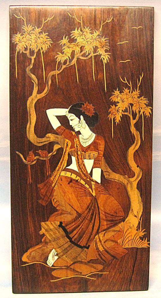 Marquetry India, Antiek en Kunst, Antiek | Meubels | Kasten, Ophalen of Verzenden