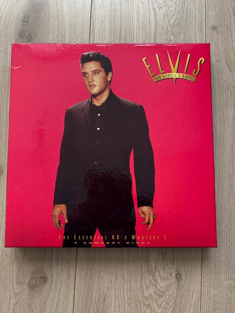 #118 Elvis From Nashville To Memphis 5CD Boxset + postzegels, Ophalen of Verzenden, Nieuw, Cd of Plaat