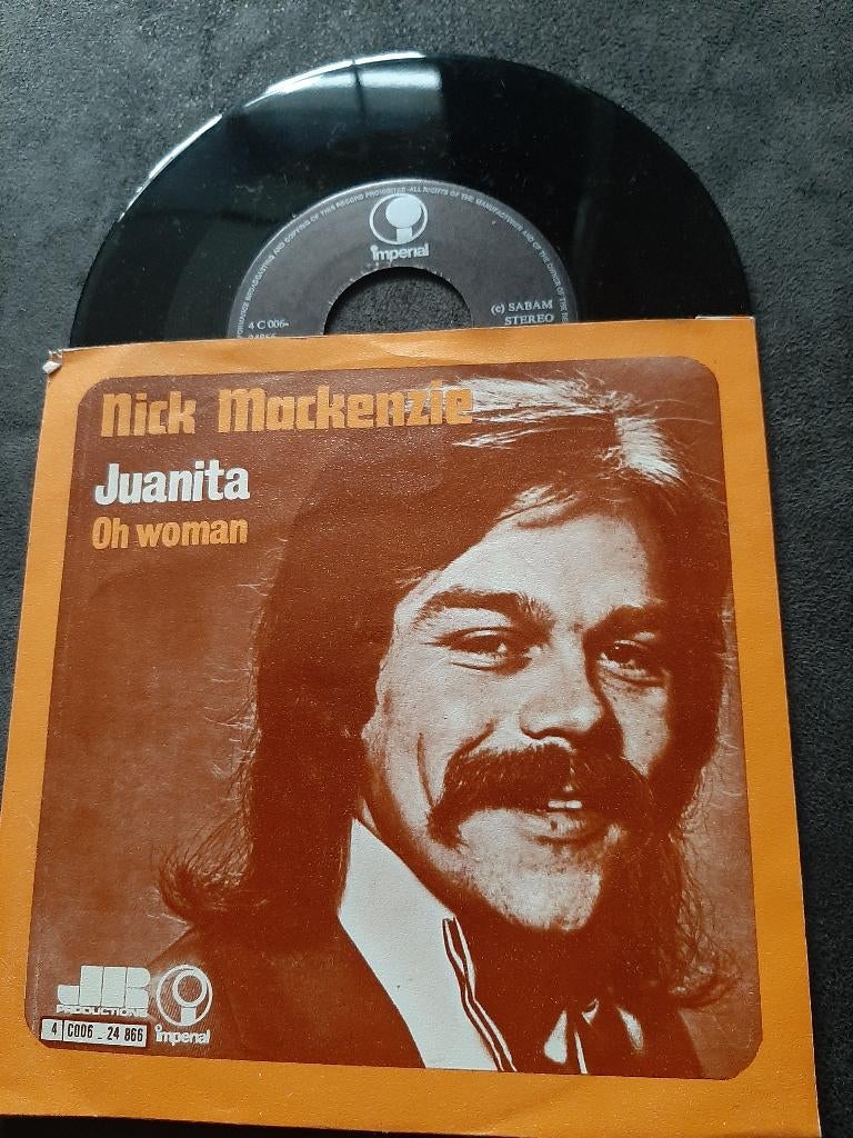 NICK MAcKENZIE - JUANITA, Cd's en Dvd's, Vinyl Singles, Gebruikt, Single, Nederlandstalig, 7 inch, Ophalen of Verzenden