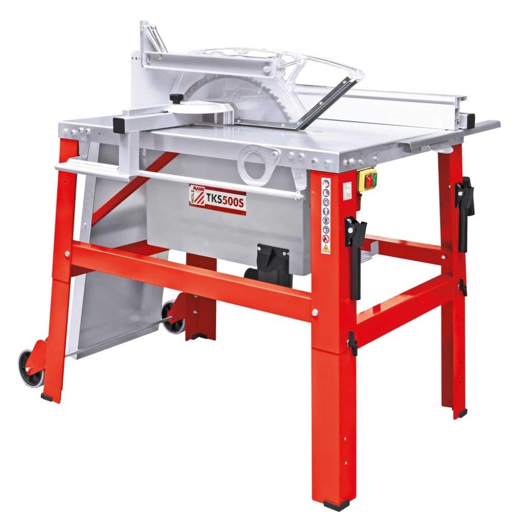 Tafelzaag Holzmann TKS500S | 400V, Doe-het-zelf en Verbouw, Ophalen, 70 mm of meer, Overige typen, Holzmann
