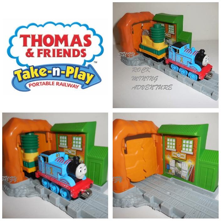 Thomas de Trein Take n Play Rock Mining Adventure Set, Ophalen of Verzenden, Zo goed als nieuw