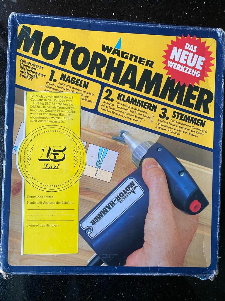 Wagner motorhammer, Ophalen of Verzenden, Nieuw