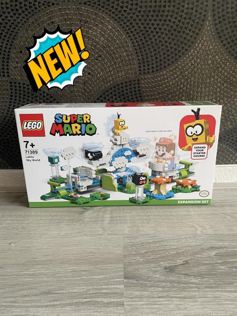 LEGO Super Mario Lakitu's wolkenwereld 71389 - Nieuw, Ophalen of Verzenden, Nieuw, Complete set, Lego