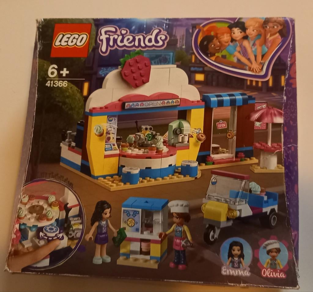 LEGO Friends 41366 Olivia's Cupcake Café - Complete Set, Ophalen, Zo goed als nieuw, Complete set, Lego