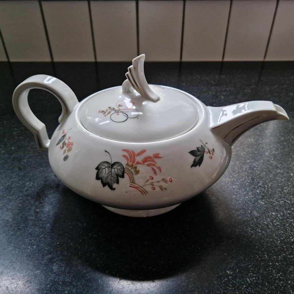 Art Deco Theepot Haas & Czjzek Chodau - Prachtig Exemplaar, Ophalen of Verzenden