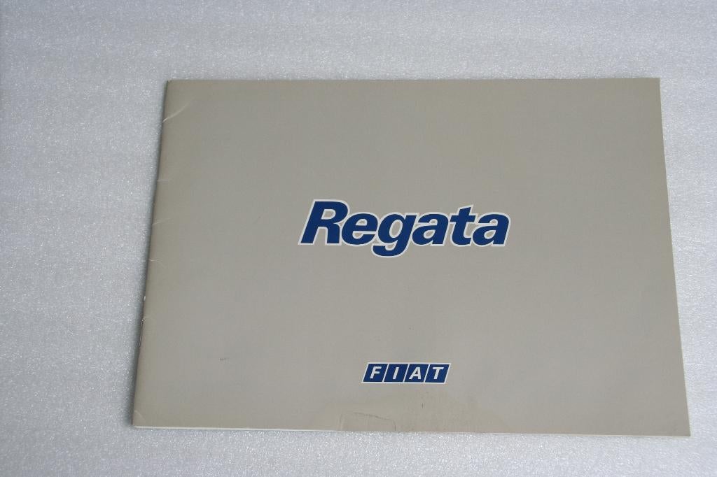 Folder Fiat Regata (11-1986) (72), Ophalen of Verzenden, Zo goed als nieuw, Overige merken