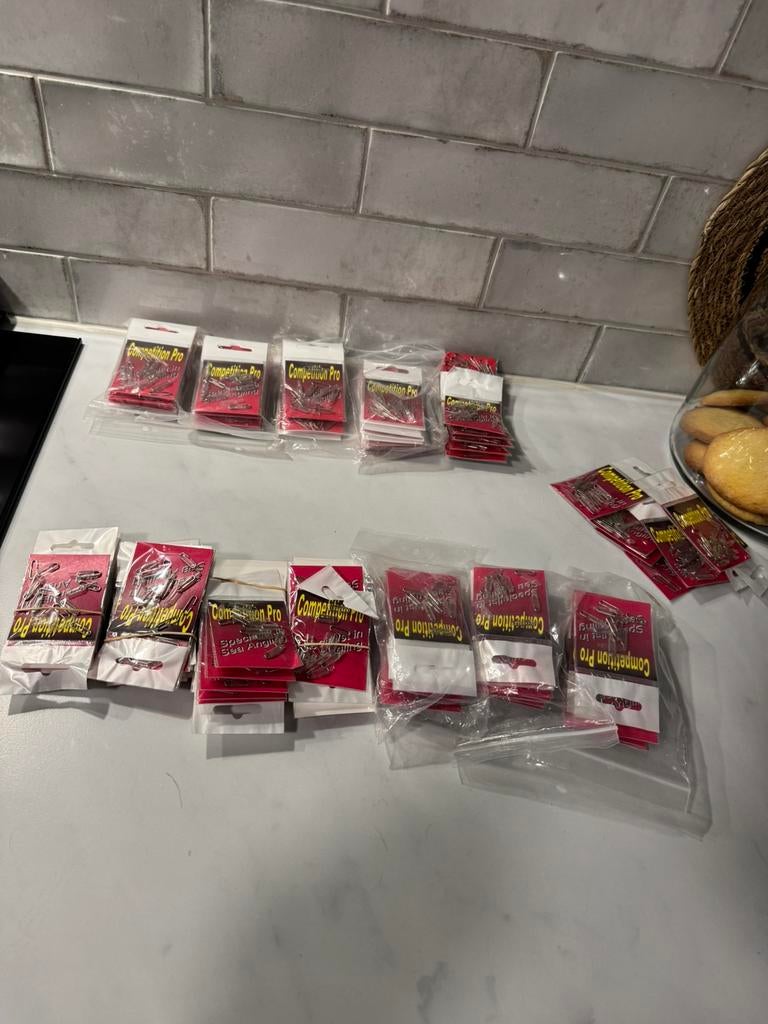 130 verpakkingen competition pro continental clip, Watersport en Boten, Hengelsport | Zeevissen, Ophalen of Verzenden, Nieuw, Overige typen