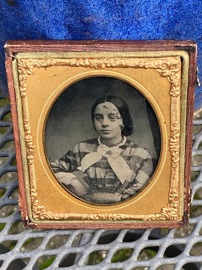 Oude foto daguerrotype of ambrotype, Ophalen of Verzenden, Voor 1940, Fototoestel