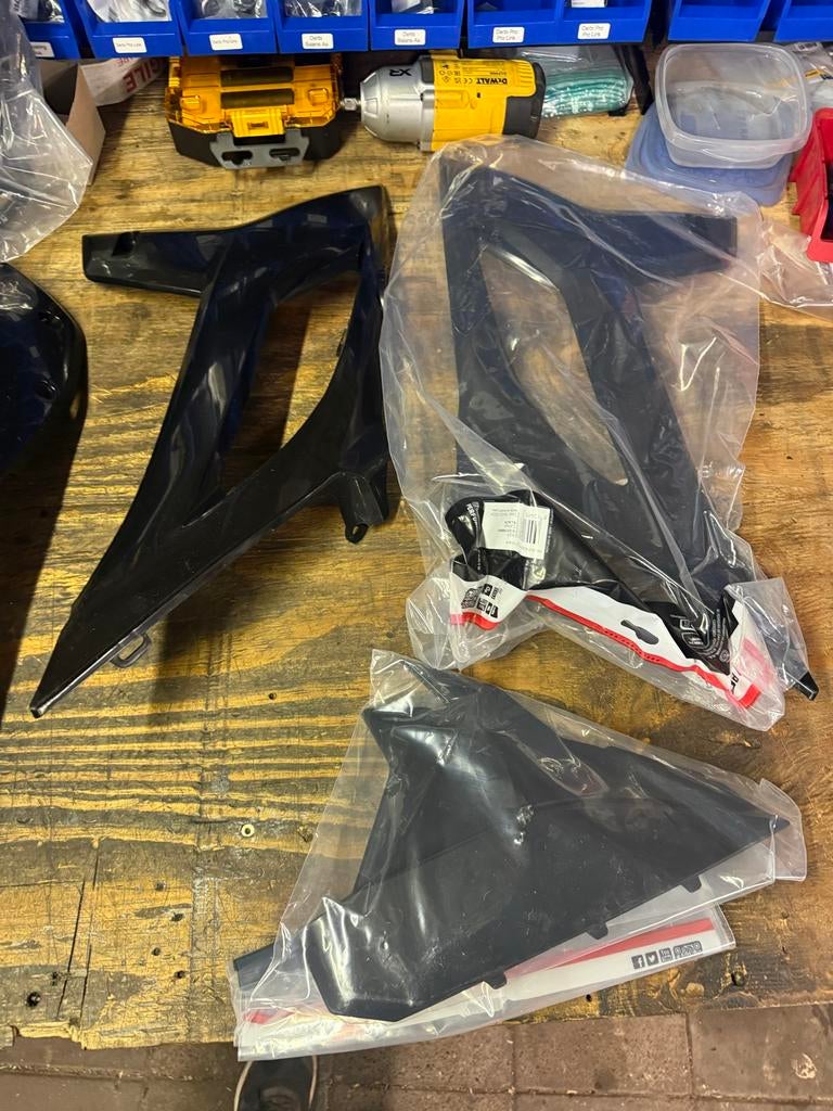 Beta RR motor 125cc tot 480cc Kappenset Zwart 2020-2022, Nieuw, Kap, Beta, Beta