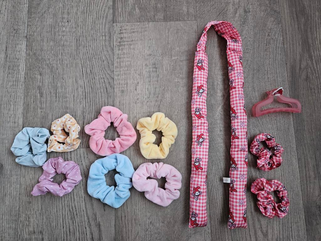 7 scrunchies Hema en heatless curls my Melody, Kinderen en Baby's, Kindermode-accessoires, Ophalen of Verzenden, Nieuw, Hema