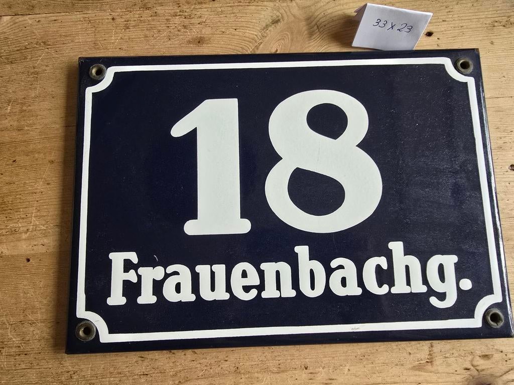 Emaille wandbord, Antiek en Kunst, Ophalen of Verzenden