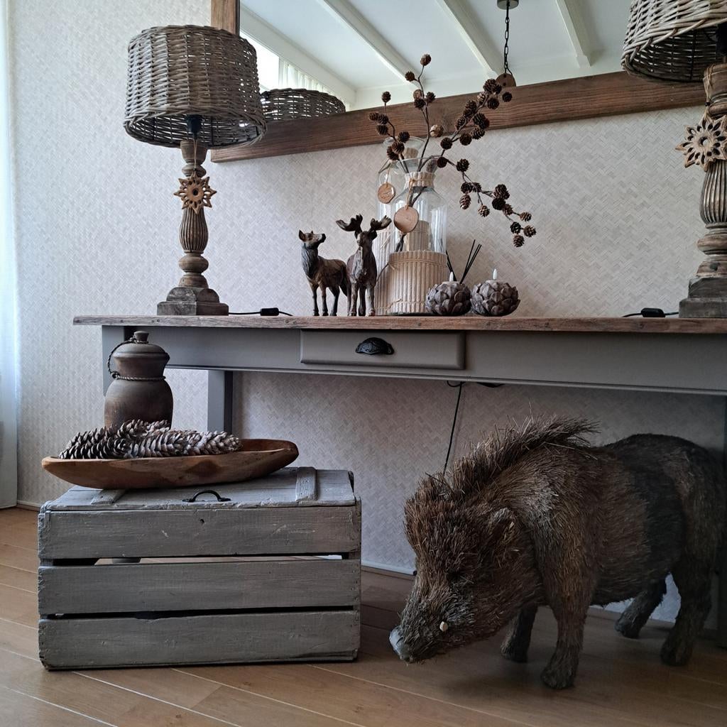 Houten kisten, eierkist, antiek met klepdeksel, Ophalen, Minder dan 50 cm, Gebruikt, 50 tot 100 cm