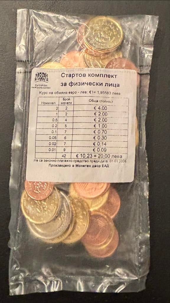 Bulgarije Euro Starterkit - Direct van Nationale Bank, Postzegels en Munten, Munten | Europa | Euromunten, Verzenden, Overige landen