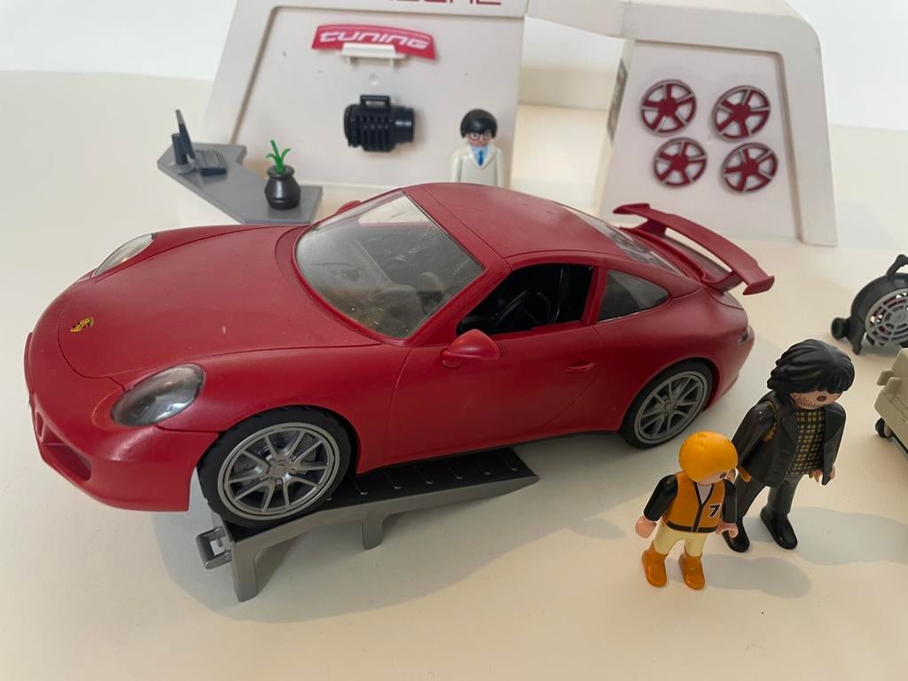 Playmobil Porche garage, Ophalen of Verzenden, Zo goed als nieuw