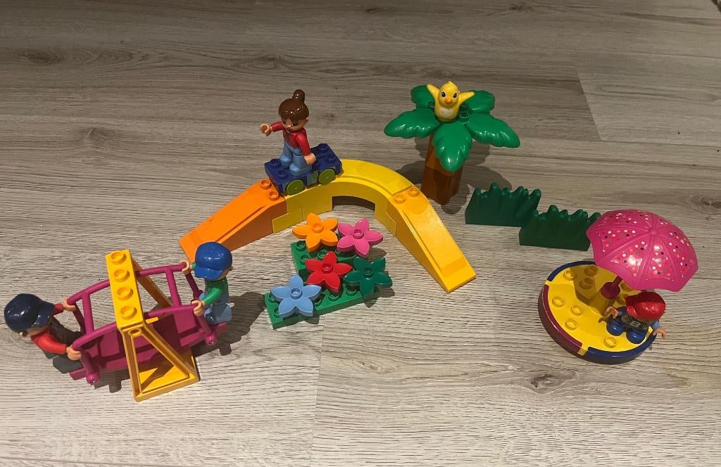Duplo speeltuin en skateramp, Ophalen, Gebruikt, Losse stenen, Duplo